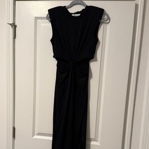 Cupshe Black Sleeveless Maxi Dress
